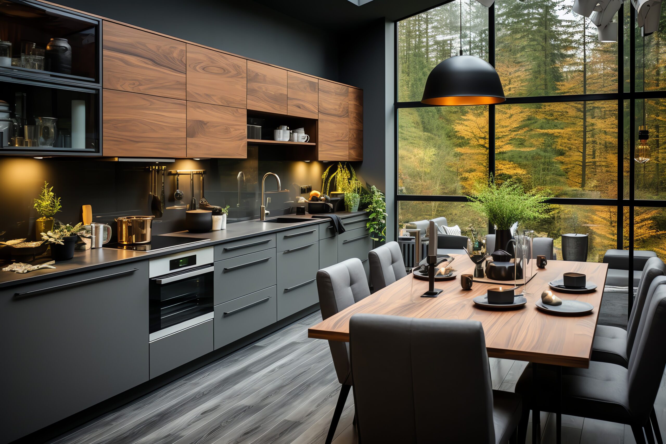 Modern kitchen remodeling