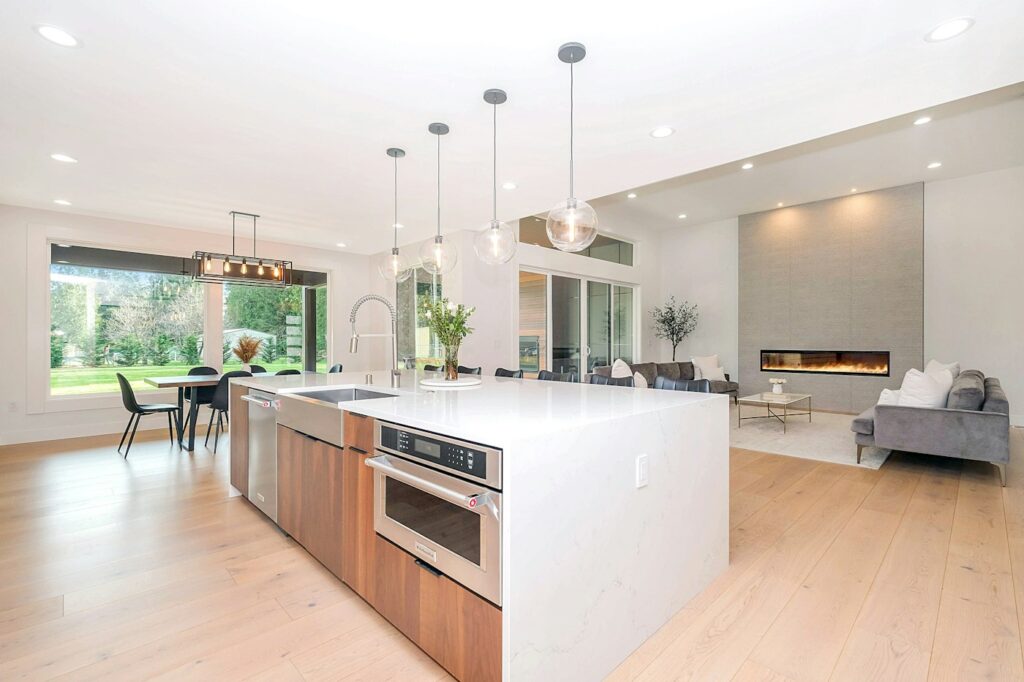 Design inspiration: a bright kitchen interior, not a Sanchinelli project